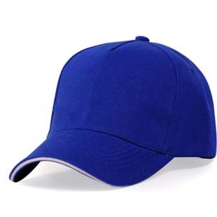 blue 5 panel  cap with sandwich