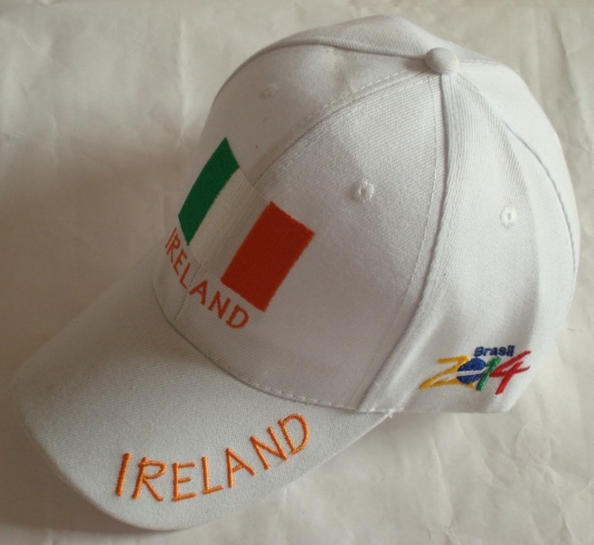 acrylic white baseball cap with embroidery logo