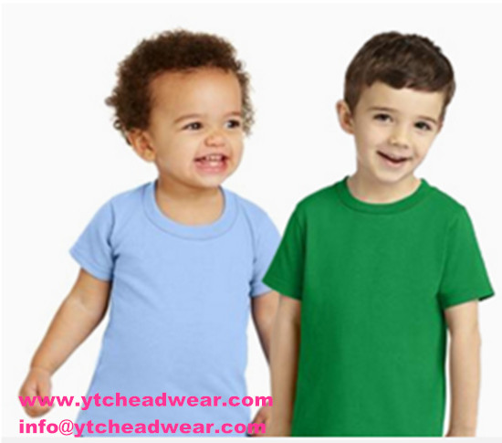 Round neck plain color T- shirts for Child