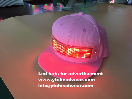 custom led hats caps fan hats for evening party