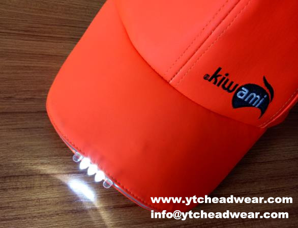 supply 5 LED light baseball caps ,hats