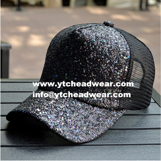 Wholesale blank black trucker caps hats