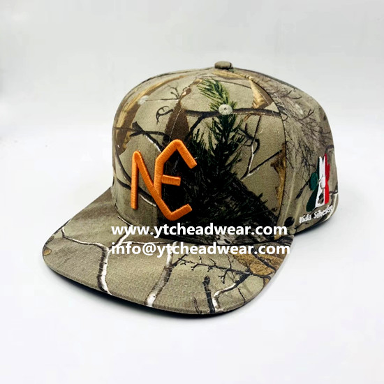 custom embroidery camo outdoor hats caps