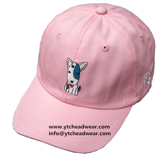 custom cotton twill sport hats caps for kids