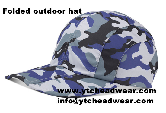 Anti-UV HAT/Folded outdoor cap in camo color