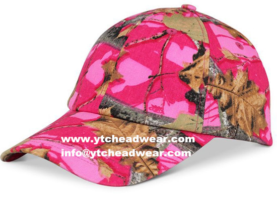 supply cotton sport hats outdoor caps  camo color