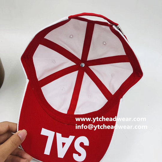 High quality 3D embroidery custom hats