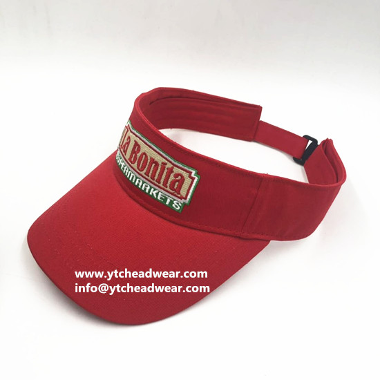 custom embroidery visor hats caps with logo