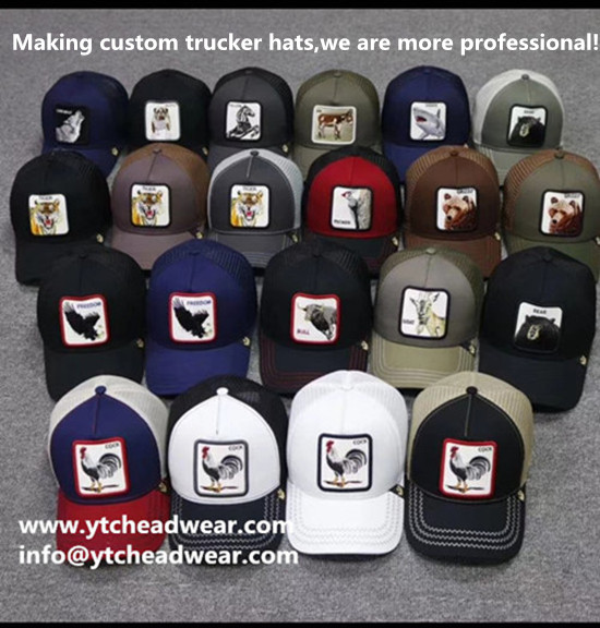 supply custom embroidery  trucker hats caps